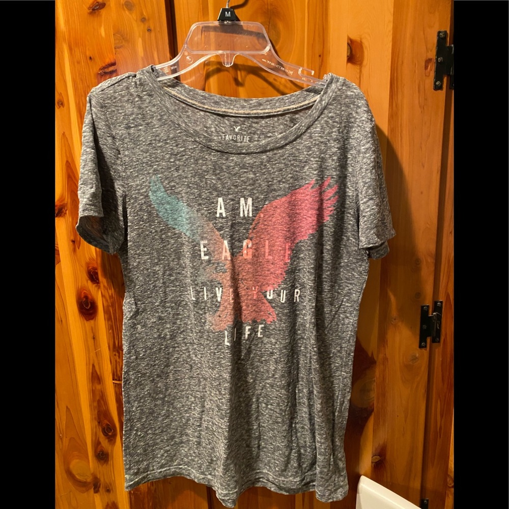 American Eagle Grey Tshirt Size Medium